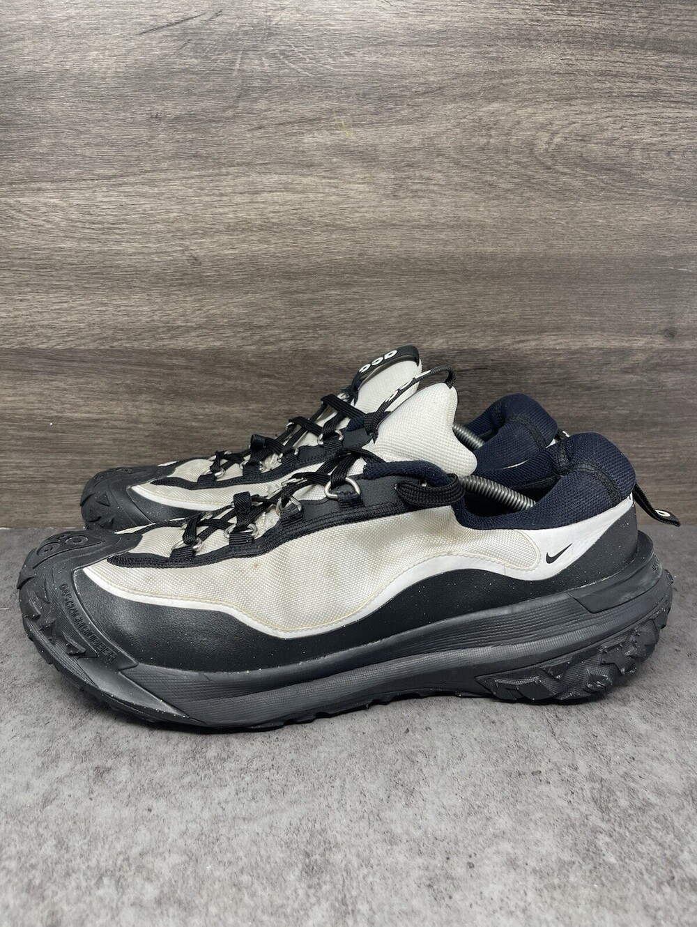 Nike ACG Mountain Fly 2 Low CDG Black White Size 13 Mens Trail FZ3311-101
